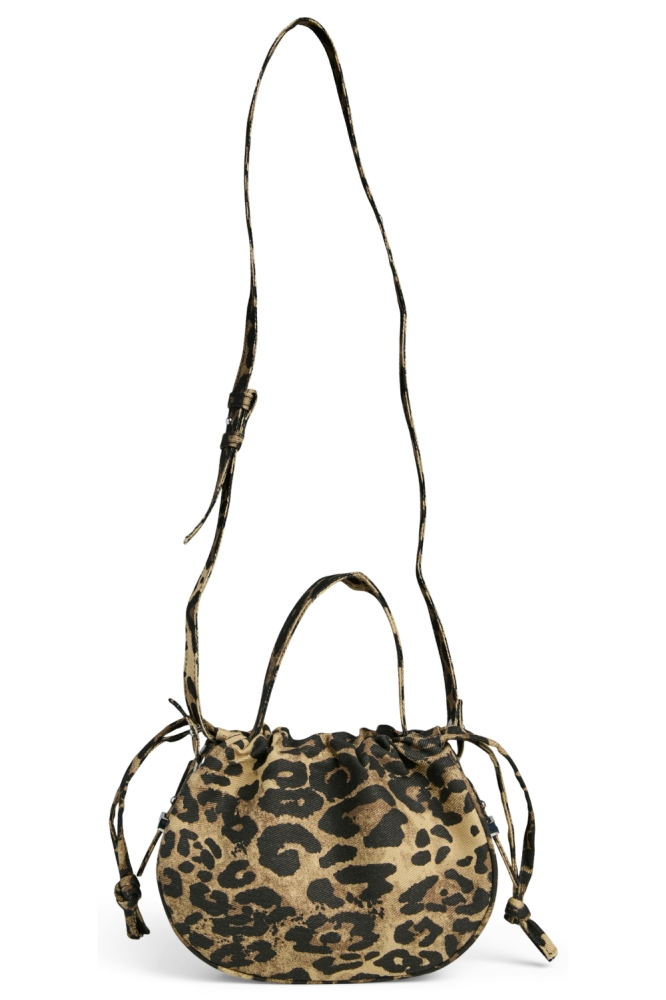 PCBALLOON FABRIC BAG 17160123 BEIGE/LEO